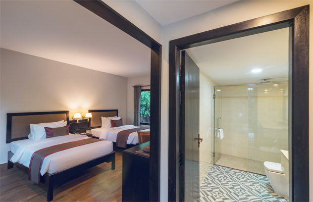 Luxury Family Villa Connecting Room with garden View
